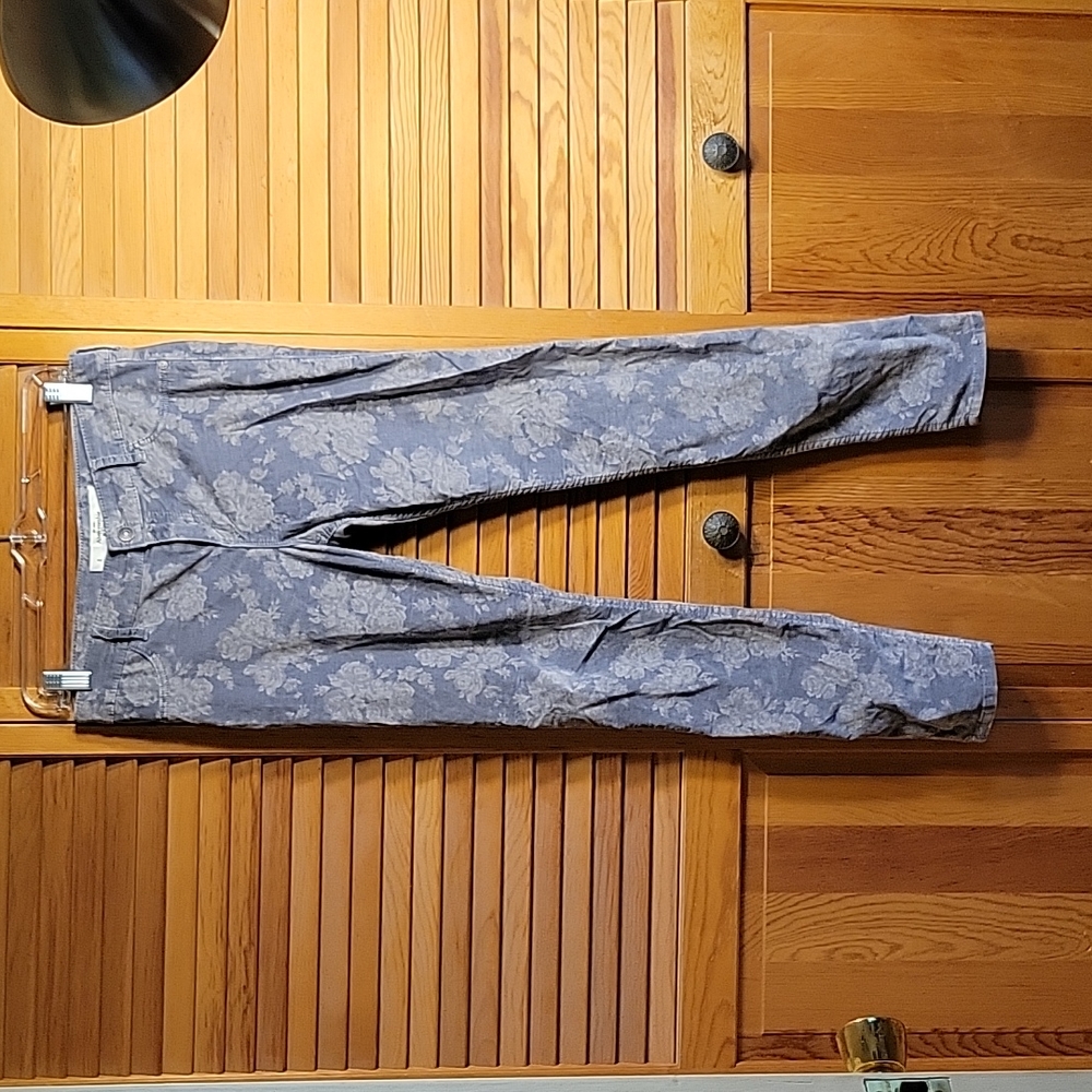 Abercrombie and Fitch velvet print jeans